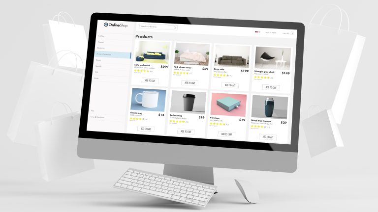 illustration site ecommerce